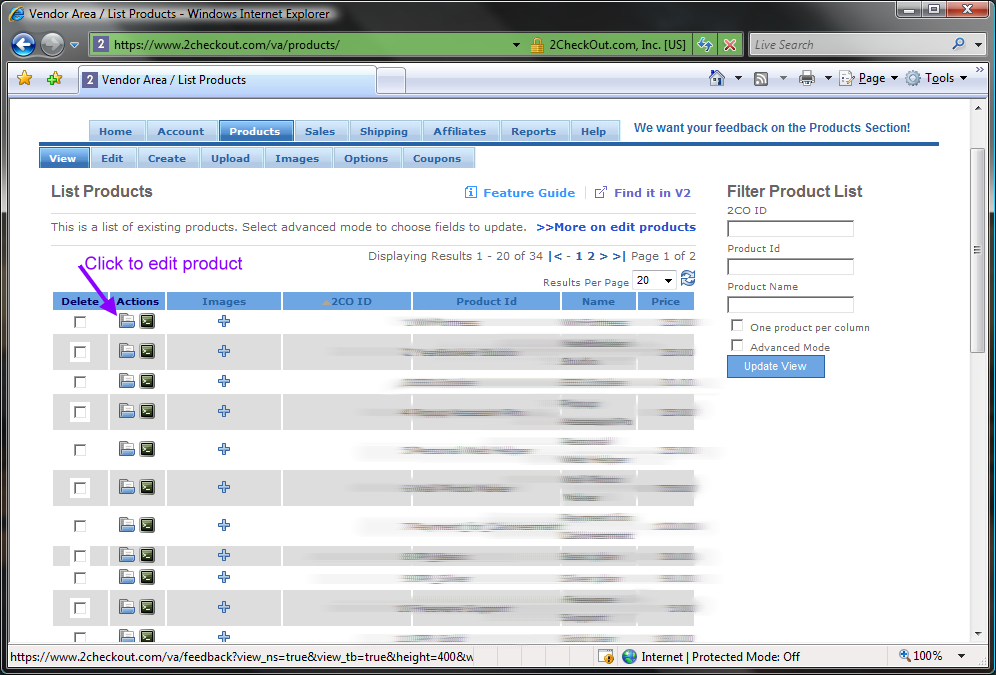 2CheckoutProducts