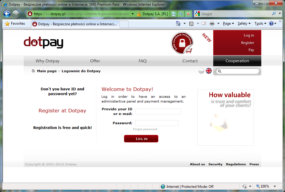 DotPayLogin
