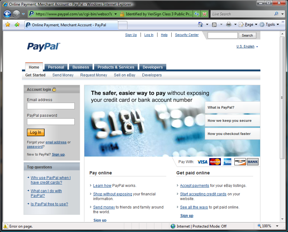 PayPalLogin