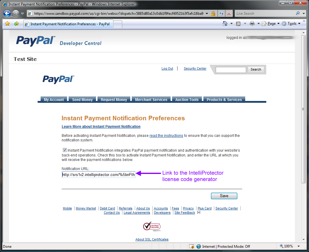PayPalSandbox_SellerIPN