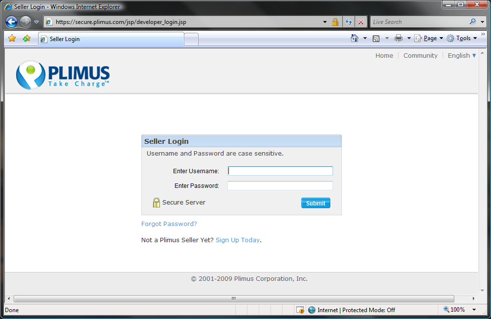 PlimusLogin