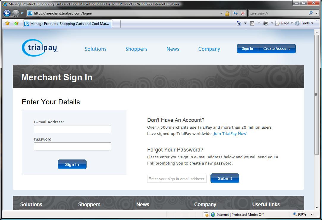 TrialPayLogin
